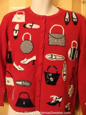 Shoe Themed Tacky Ugly Year Round Sweater