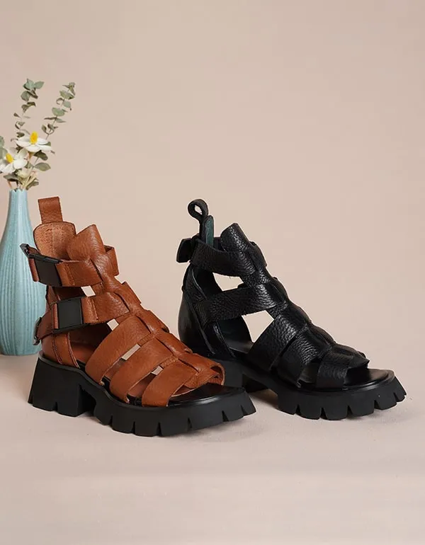 Summer New Thick-soled Womens Strap Sandals
