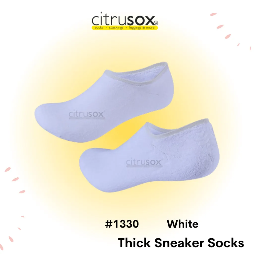 Thick Sneaker Men Socks with Non-slip Heel