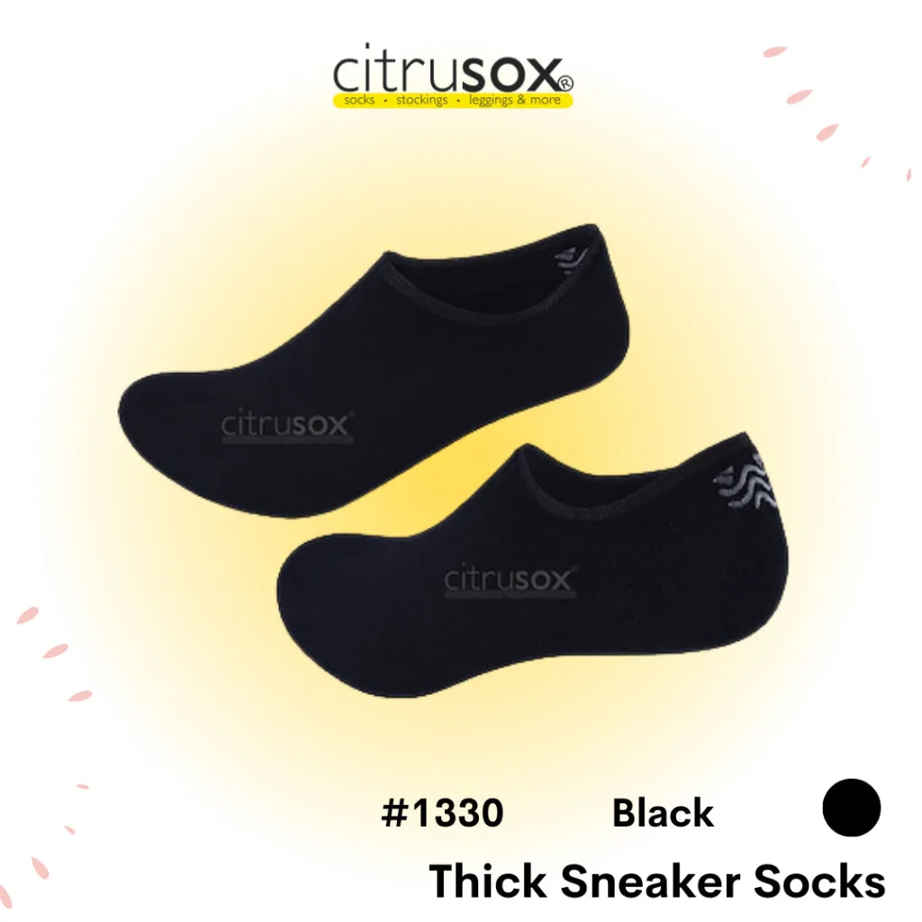 Thick Sneaker Men Socks with Non-slip Heel
