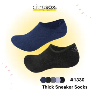 Thick Sneaker Men Socks with Non-slip Heel